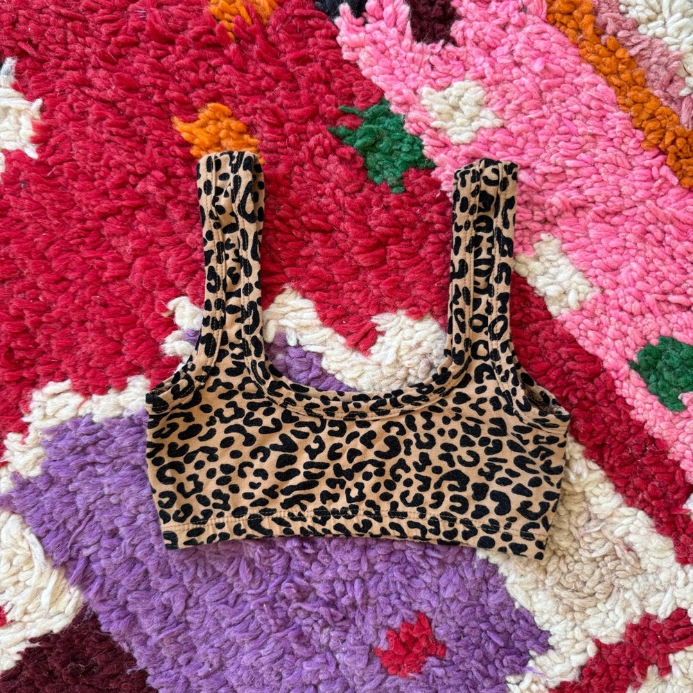 ARQ Leopard Wide Strap Bra